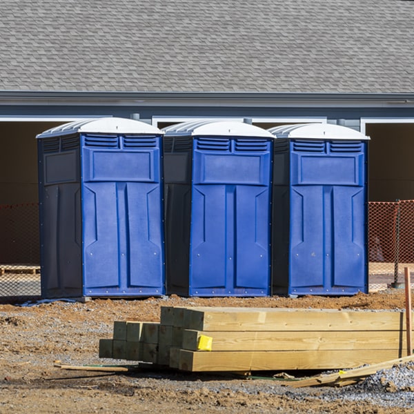 what is the cost difference between standard and deluxe porta potty rentals in Harrogate